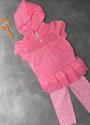 Костюм від juicy couture на дівчинку 3-6 m