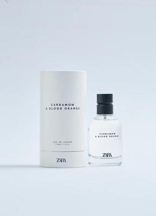 Zara чоловічі парфуми cardamom & blood orange 80ml