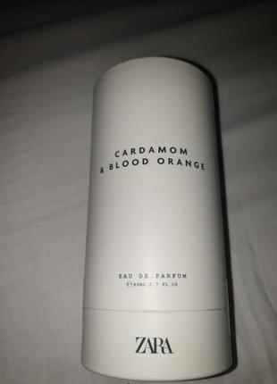 Zara чоловічі парфуми cardamom & blood orange 80ml5 фото