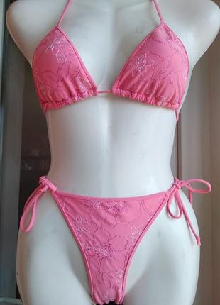 Ніжний роздільний купальник з вишивкою бренду tcm tchibo.   uk   10     eur    38