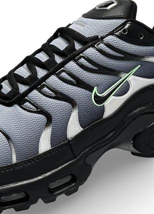 Мужские кроссовки nike air max plus серые текстиль найк аир макс плюс осенние весенние (b)2 фото