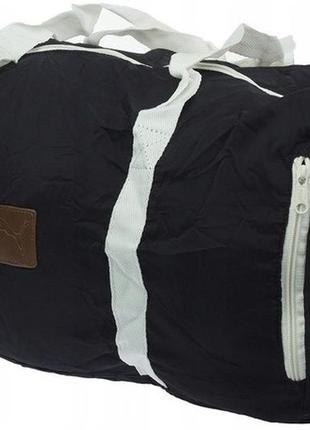 Спортивная сумка puma pack away barrel черная на 40л1 фото