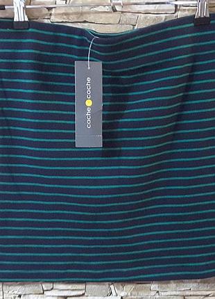 Стильна смугаста спідниця eu 38, m, кеш cache, франція