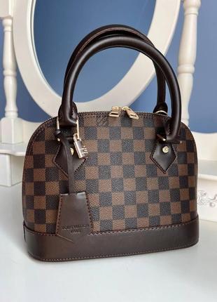 Женская сумка из эко-кожи луи виттон louis vuitton alma lv молодежная, брендовая сумка через плечо9 фото