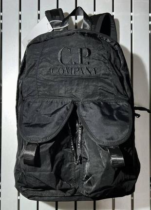 Рюкзак c. p. company черный из нейлона портфель с п компани (b)