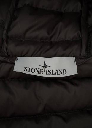 Чоловіча куртка stone island чорна демісезонна стон айленд плащівка весняна осіння (b)4 фото