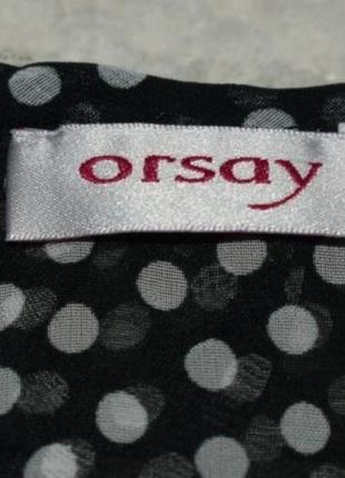 Блузка в горошок orsay4 фото