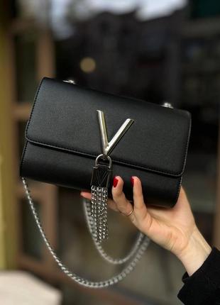 Женская сумка из эко-кожи valentino молодежная, брендовая сумка-клатч маленькая через плечо