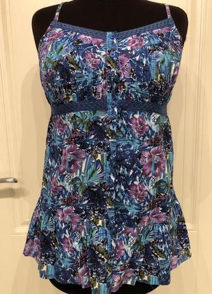 F&f блузка на бретельках 100 % cotton