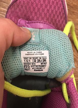 Reebok кроссовки на девочку 32 6
