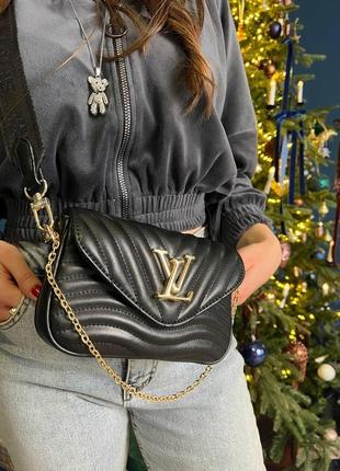 Женская сумка из эко-кожи луи виттон louis vuitton lv молодежная, брендовая сумка через плечо1 фото