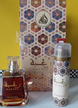 Парфумована вода lattafa perfumes raghba eau de parfum 100мл.