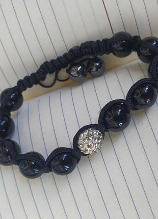 Чорний браслет шамбала