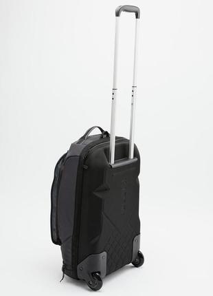 Спортивный чемодан сумка рюкзак на колесах kipsta urban 30л 53 x 34 x 21см черный2 фото