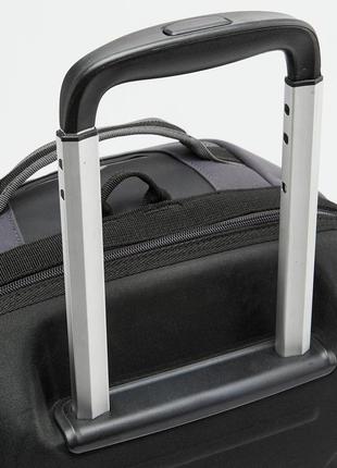 Спортивный чемодан сумка рюкзак на колесах kipsta urban 30л 53 x 34 x 21см черный8 фото