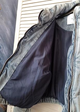 Куртка джинс  деми 🏷️m, 🏷️l7 фото