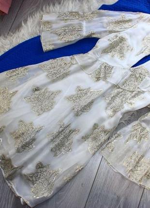Натуральное нежнейшее платье miss selfridge с люрексом,4 фото