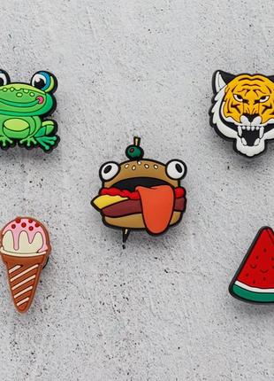 Джибитсы для кроксов «набор №5/20» 5 шт