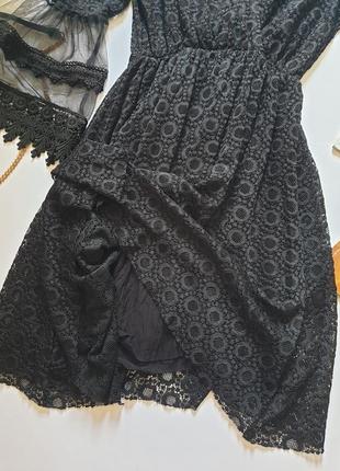 Нарядна чорна сукня4 фото