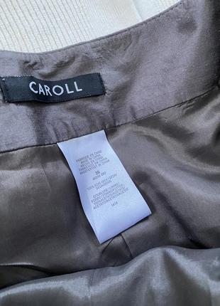 Шикарная шелковая юбка плиссировка/крупная складка миди ,caroll,p.364 фото