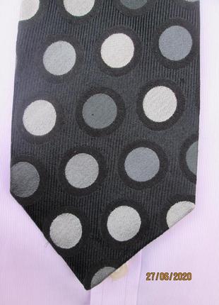 Брендовый, шелковый галстук " roberto angelico ". 155 х 9 см. италия.3 фото