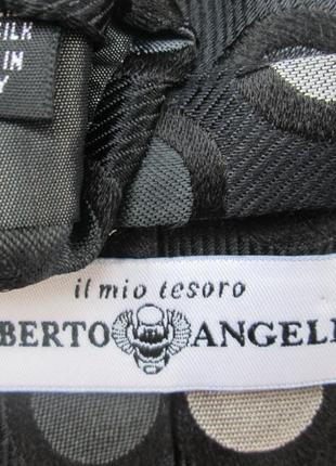 Брендовый, шелковый галстук " roberto angelico ". 155 х 9 см. италия.5 фото