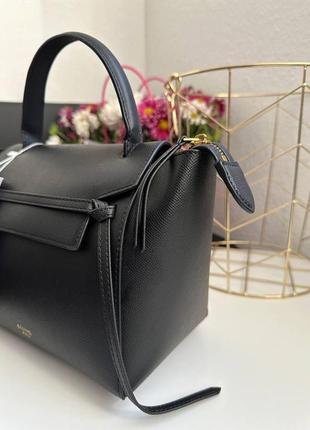 Женская сумка celine micro belt bag in grained calfskin8 фото