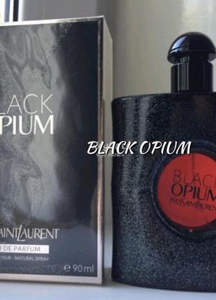 Элитный парфюм yves saint laurent black opium 90ml1 фото