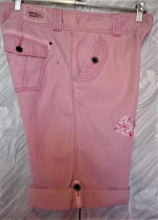 Стильные льняные шорты - бриджи "tommy jeans" 12 р   бангладеш