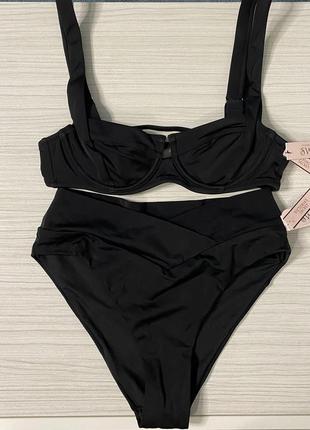 Купальник victoria’s secret swim топ 34b (75b), плавки s. виктория сикрет