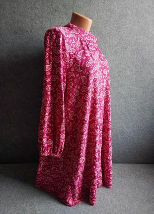 Свободное расклешенное платье  из вискозы 52-54 размера2 фото