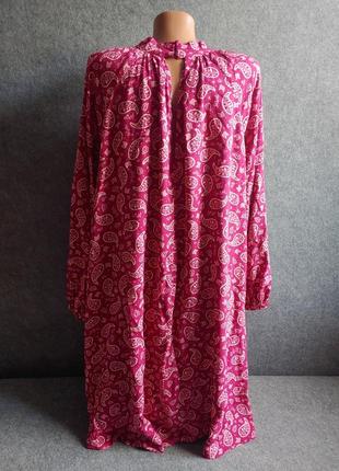 Свободное расклешенное платье  из вискозы 52-54 размера3 фото