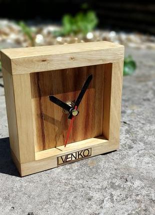 Настольные часы, дизайнерские часы, часы как декор, часы из дерева5 фото