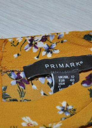 Актуальна блузка primark в квітковий принт, вільний крій4 фото