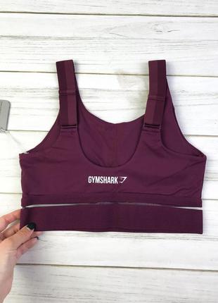 Спортивный комплект gymshark embody bra цвета марсала6 фото