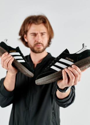 Кроссовки adidas spezial black white