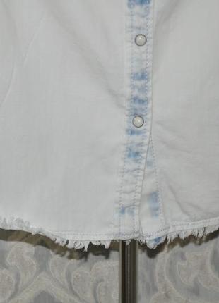 Фирменная джинсовая рубашка, безрукавка lindex5 фото