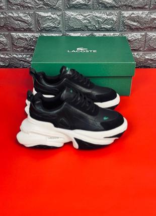 Женские кроссовки lacoste чёрные кроссовки лакоста