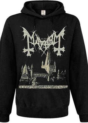 Худі mayhem "de mysteriis dom sathanas", розмір l