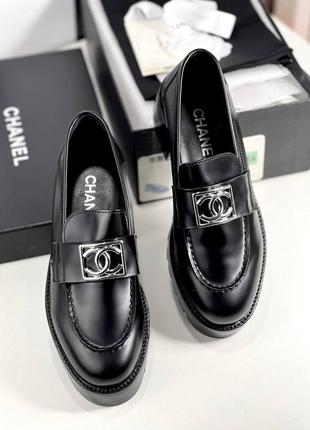 Лоферы туфли chanel