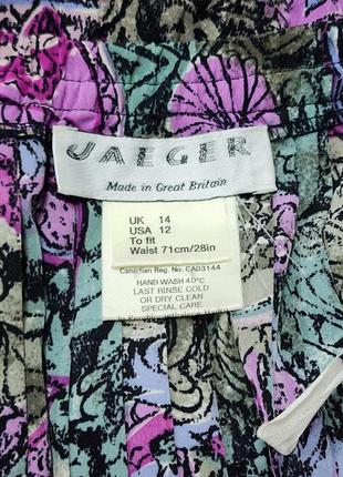 Плиссированная длиная юбка винтаж jaeger8 фото