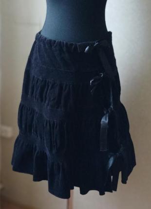Теплая натуральная юбка zara.4 фото