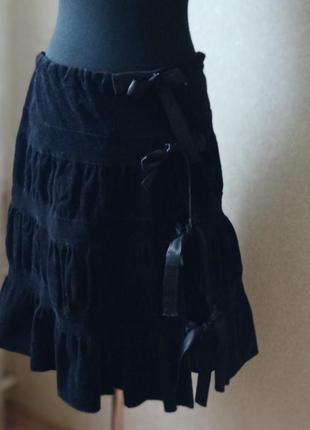 Теплая натуральная юбка zara.5 фото