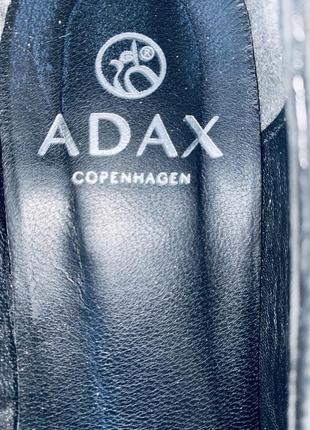 Шикарные кожаные туфли  лоферы лодочки бренд adax copenhagen  made in spain10 фото