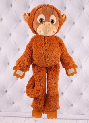 Игрушка мягкая "лимпопо" обезьянка, 43см, тм копица, украина1 фото