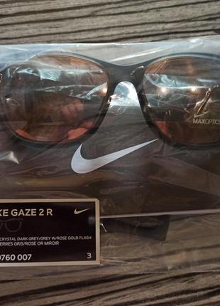 Оригинал солнцезащитные очки nike vision gaze 2 жёлтые линзы7 фото