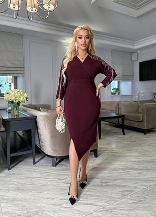 Плаття сукня батал великі розміри 3 кольори