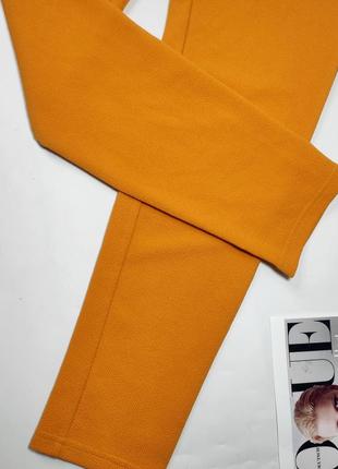 Брюки женские брюки оранжевого цвета с высокой посадкой от бренда shein s m2 фото