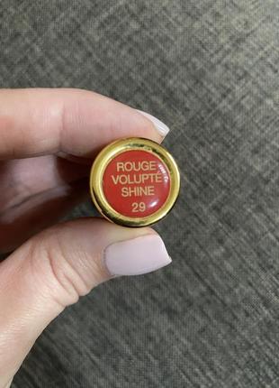 Yves saint laurent rouge volupte shine тестер no19, оригинал3 фото