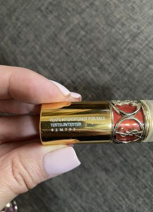 Yves saint laurent rouge volupte shine тестер no19, оригинал9 фото